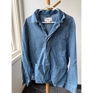 H&M Men's Denim Shirt Long Sleeved